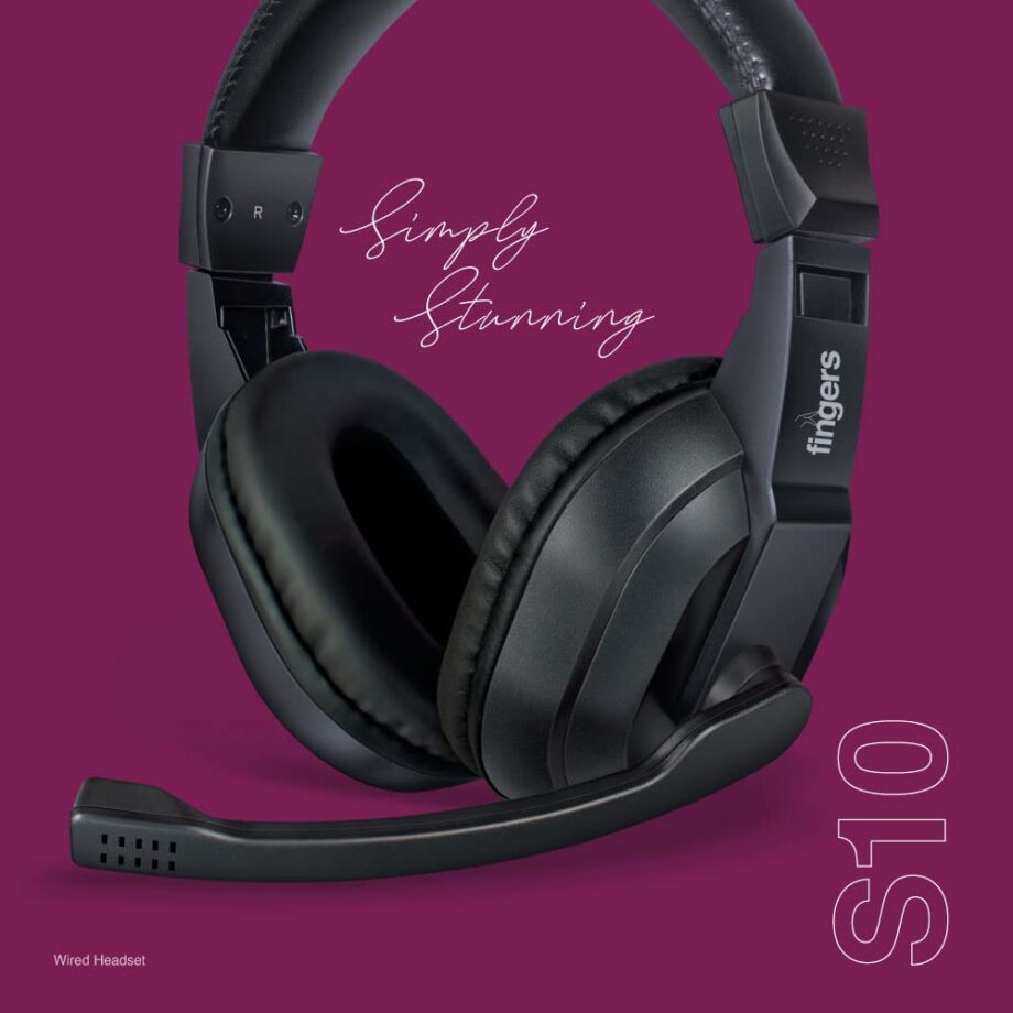 FINGERS S10 Wired Headphone With Mic